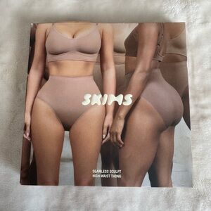 Skims Seamless Sculpt High-Waisted Thong